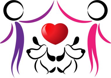 beyaz arkaplanda izole edilmiş logo çizimi