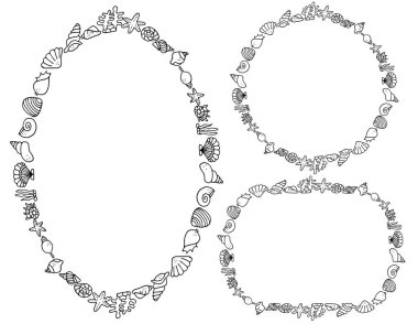 Çiçek çerçevesinin vektör illüstrasyonuName