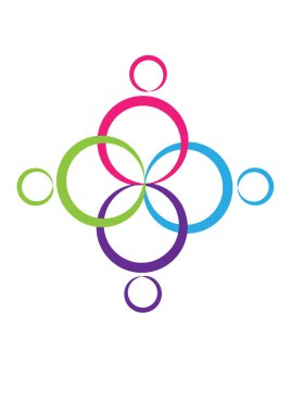 beyaz arkaplanda izole edilmiş logo çizimi