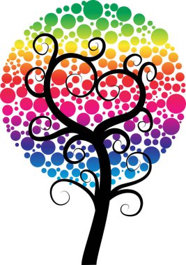 güzel dizayn uzun ağaçlar