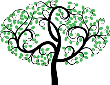 güzel dizayn uzun ağaçlar