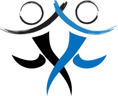 beyaz arkaplanda izole edilmiş logo çizimi