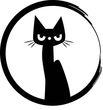 beyaz arka planda izole edilmiş küçük sevimli kedi çizgi filmi, romantik konsept 