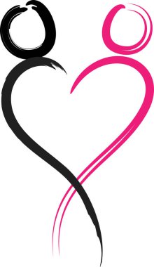 beyaz arkaplanda izole edilmiş logo çizimi