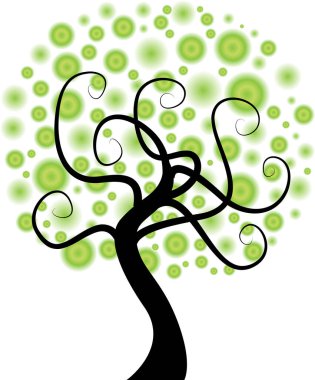 güzel dizayn uzun ağaçlar