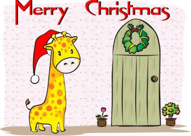 Noel vektör illüstrasyon arka planı