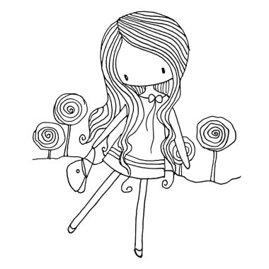 çocuklar arkaplan vektör illüstrasyonu 