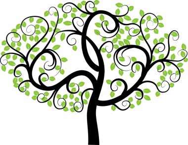 güzel dizayn uzun ağaçlar