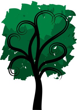 güzel dizayn uzun ağaçlar