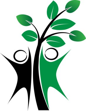 beyaz arkaplanda izole edilmiş logo çizimi