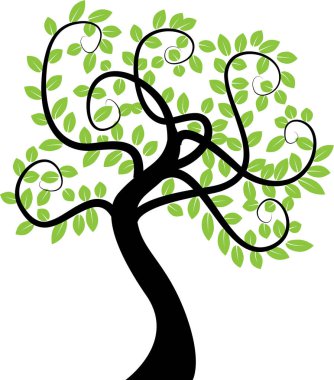 güzel dizayn uzun ağaçlar