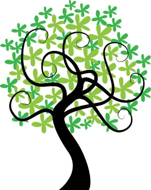 güzel dizayn uzun ağaçlar