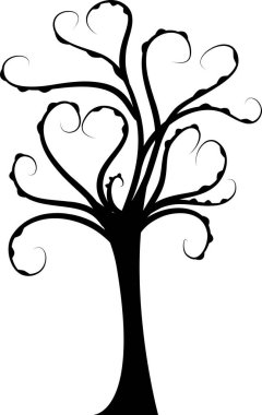 güzel dizayn uzun ağaçlar