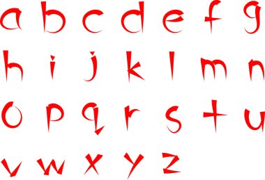 harf vektör illüstrasyon arka planı