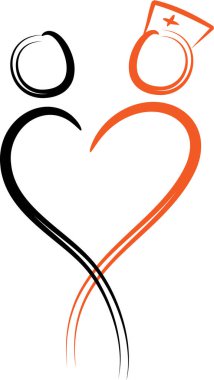 beyaz arkaplanda izole edilmiş logo çizimi