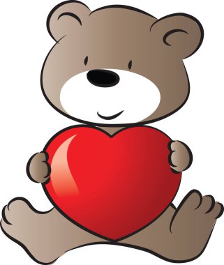 Ayı vektör resimleme arkaplanı