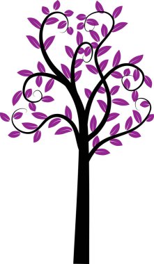 güzel dizayn uzun ağaçlar