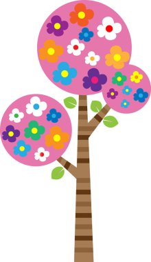 güzel dizayn uzun ağaçlar