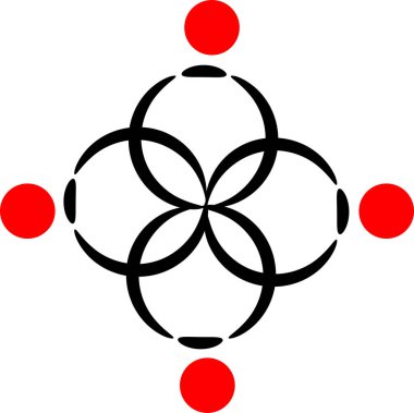 beyaz arkaplanda izole edilmiş logo çizimi