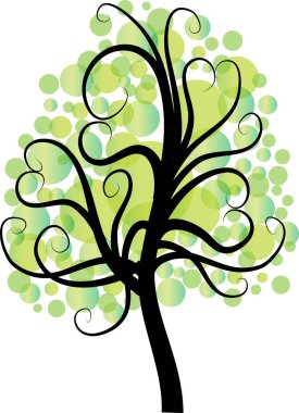 güzel dizayn uzun ağaçlar