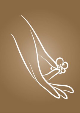 çiçek web vektör resimleme arkaplanı