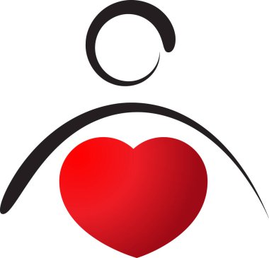 beyaz arkaplanda izole edilmiş logo çizimi