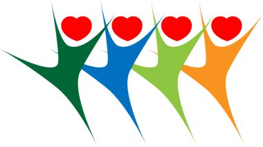 beyaz arkaplanda izole edilmiş logo çizimi