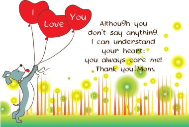 Balonlu doğum günü kartın kutlu olsun.