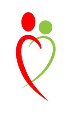 beyaz arkaplanda izole edilmiş logo çizimi