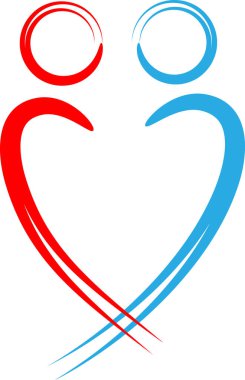 beyaz arkaplanda izole edilmiş logo çizimi