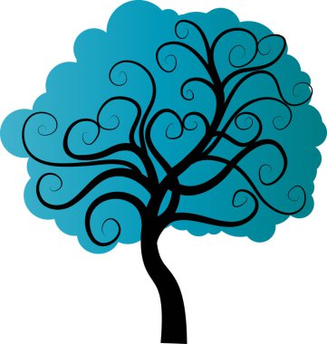 güzel dizayn uzun ağaçlar