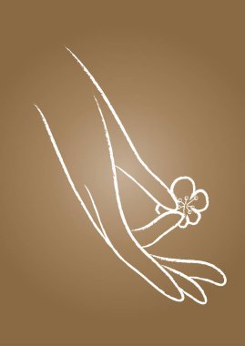 çiçek web vektör resimleme arkaplanı