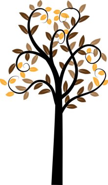 güzel dizayn uzun ağaçlar