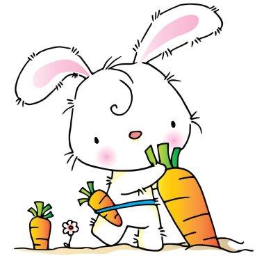 Tavşan vektör çizimi sembolü 