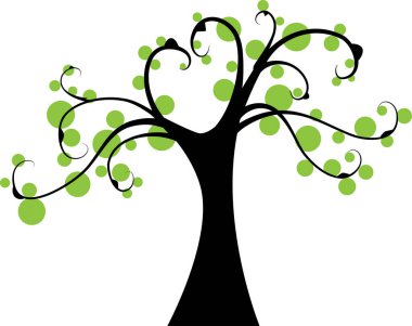 güzel dizayn uzun ağaçlar