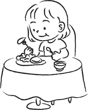 Kızlarla karikatür çizimi