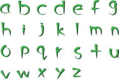 harf vektör illüstrasyon arka planı