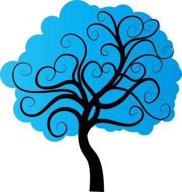 güzel dizayn uzun ağaçlar