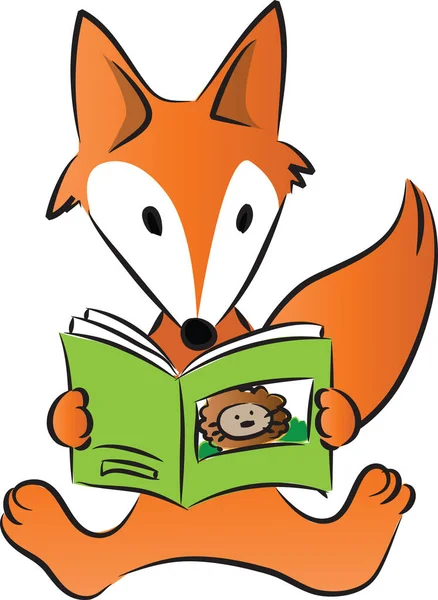 Fox vektör resimleme arkaplanı 