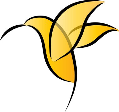 beyaz arkaplanda izole edilmiş logo çizimi