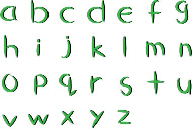 harf vektör illüstrasyon arka planı