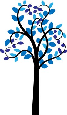 güzel dizayn uzun ağaçlar