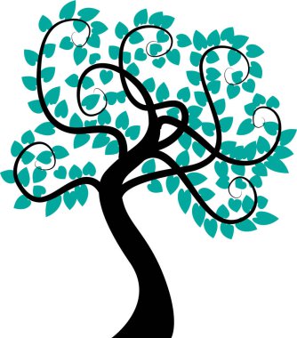 güzel dizayn uzun ağaçlar