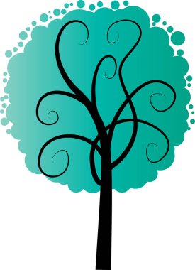 güzel dizayn uzun ağaçlar