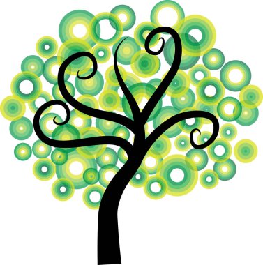 güzel dizayn uzun ağaçlar