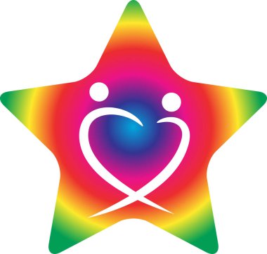 beyaz arkaplanda izole edilmiş logo çizimi