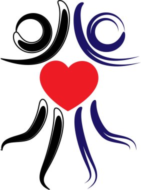 beyaz arkaplanda izole edilmiş logo çizimi