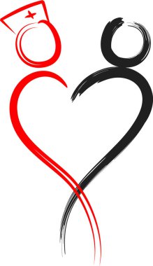 beyaz arkaplanda izole edilmiş logo çizimi