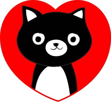 Kalbinde beyaz arka planda izole edilmiş küçük sevimli bir köpek. Romantik bir kavram. 