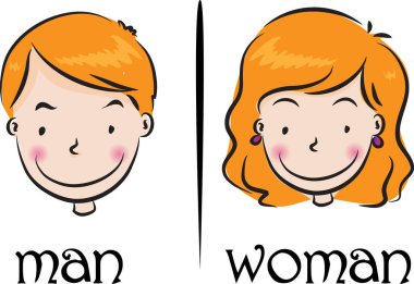 erkek kadın web vektör illüstrasyon arka planı